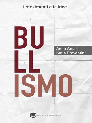 cover image of Bullismo